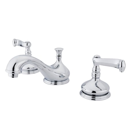 Kingston Brass KS1161FL 8" Widespread Bathroom Faucet, Polished Chrome KS1161FL
